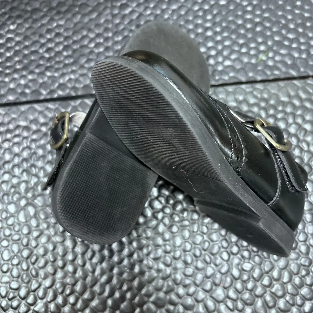 Felix & Flora Mary Jane Black Dress Shoes size 6 toddler